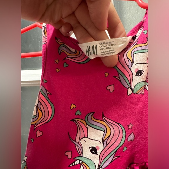 H&M Toddler Unicorn Dress - Picture 2 of 4